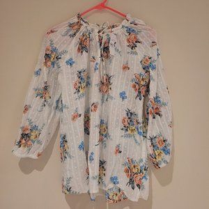Floral loft blouse
